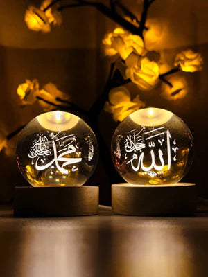 Islamic Crystal LED Lamp